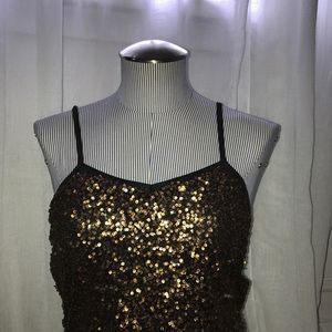 Sparkly spaghetti strap top